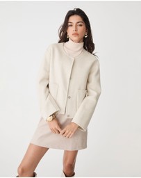Forcast - Alani Crop Wool Jacket