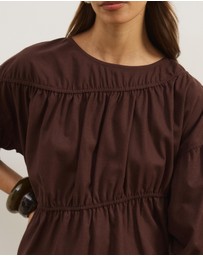 Atmos&Here - Cressida Smock Top