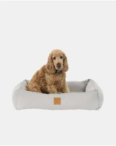 Mog & Bone - Bolster Dog Bed - Grey