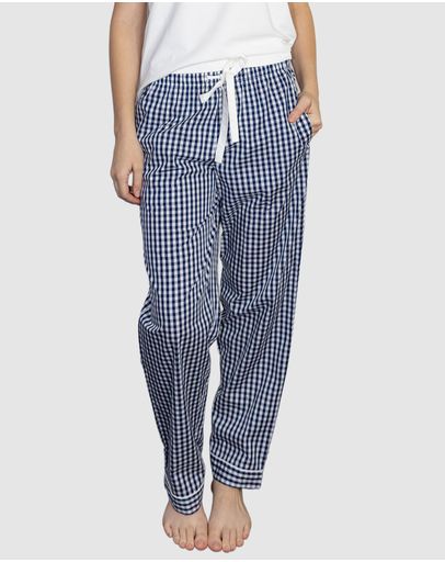 Navy Gingham