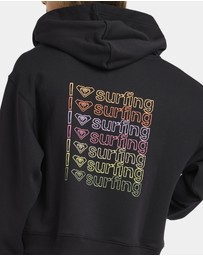 Roxy - Girls 4 to 16 Midnight Hike Brushed Zip Up Hoodie