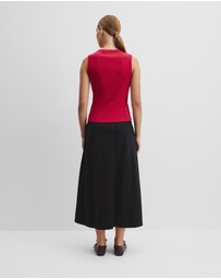 Country Road - Australian Cotton Blend Fitted Rib Tank