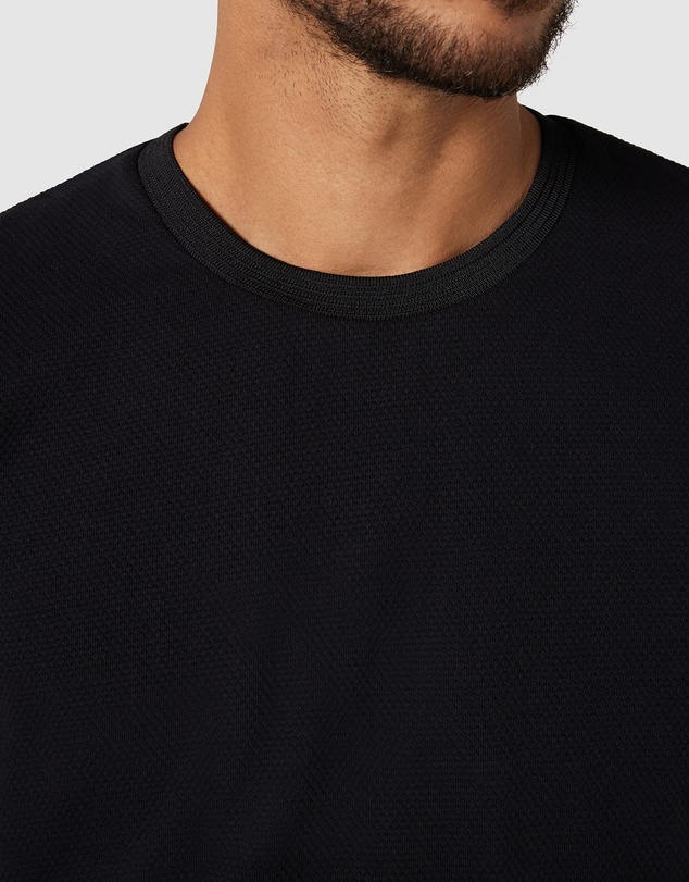 Politix - Slim Fit Jacquard Texture Tee