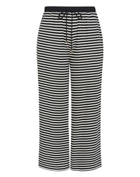 City Chic - Deanna Stripe Knit Wide Leg Pant