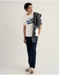 Seasalt - Seasalt Cornwall White Midwatch Organic Cotton T-Shirt