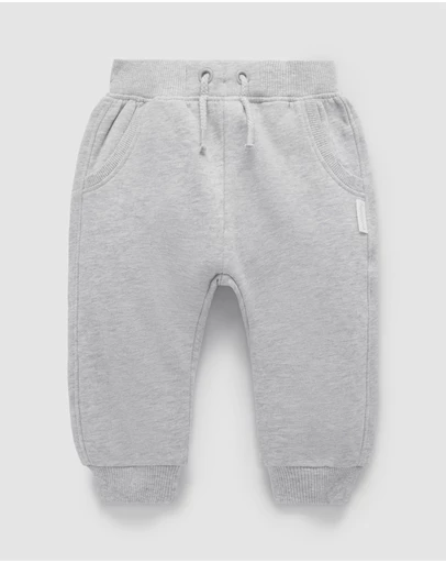 Purebaby - Slouchy Track Pant -Kids-Babies