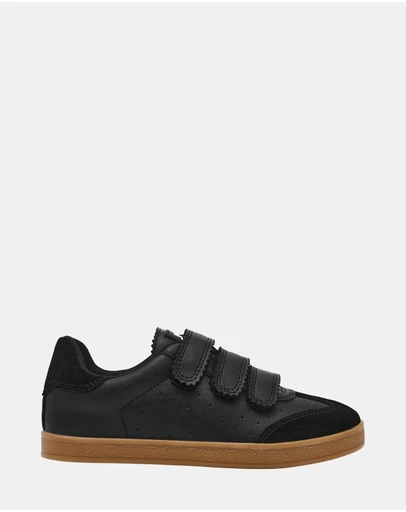Steve Madden - Daybreak Black Leather Sneakers