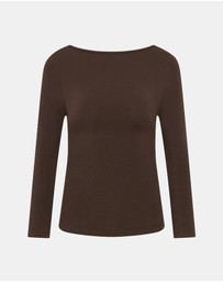 St. Agni - Soft Jersey Ballerina Top