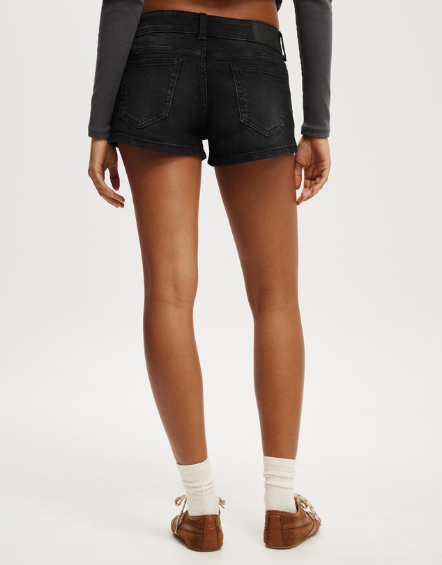 Cotton On - Micro Low Denim Shorts