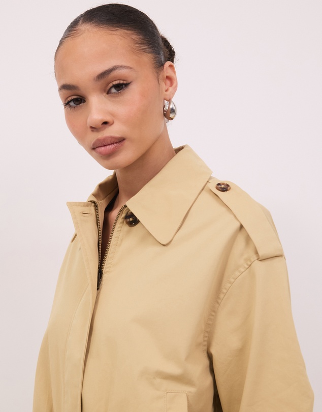 Calli - Jonas Cropped Bomber Jacket