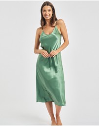 Love and Lustre - Silk Slip 3/4 Length