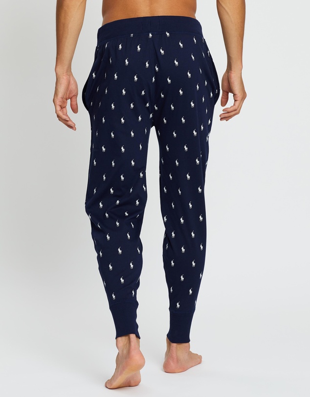 Polo Ralph Lauren - Allover Pony Cotton Jersey Sleep Jogger