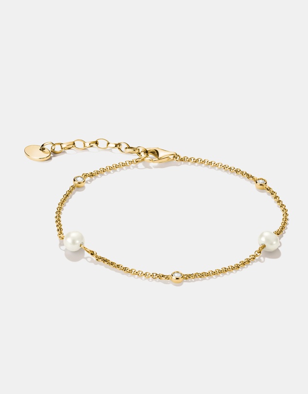 THOMAS SABO - THOMAS SABO Bracelet with pearls and zirconia