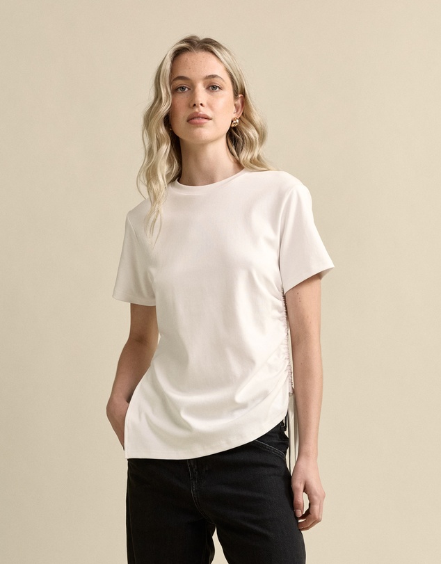 MVN - Rouched Side Tee