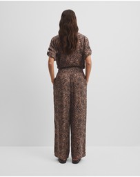 Country Road - Print Pull On Cupro Pant