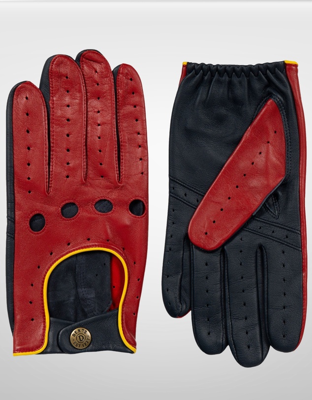 DENTS - Touchscreen Three Colour Leather Driving Gloves