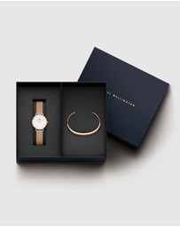 Daniel Wellington - Gift Set - Petite Melrose 28mm + Classic Bracelet Small