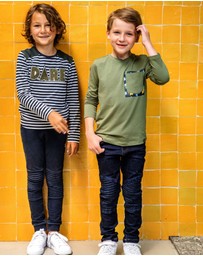 B.Nosy - Ribbed Knee Sweatpants - Kids-Teens