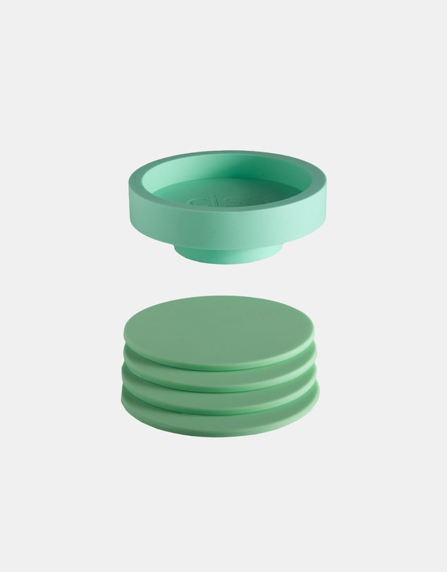 porter green - ciss | unbreakable silicone coasters