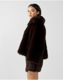 BY.DYLN - Reese Faux Fur Bomber