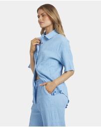 Billabong - Womens Laura Oversized Short Sleeve Shirt