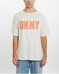 Vintage by The Real Deal - Pre Loved - 90s DKNY Spell Out Tee