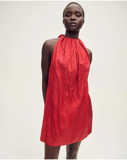 M.N.G - Nils Halter Dress With Bow Detail