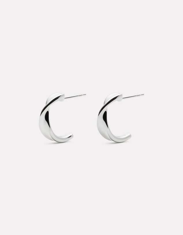 Najo - Suncrest Silver Stud Earring