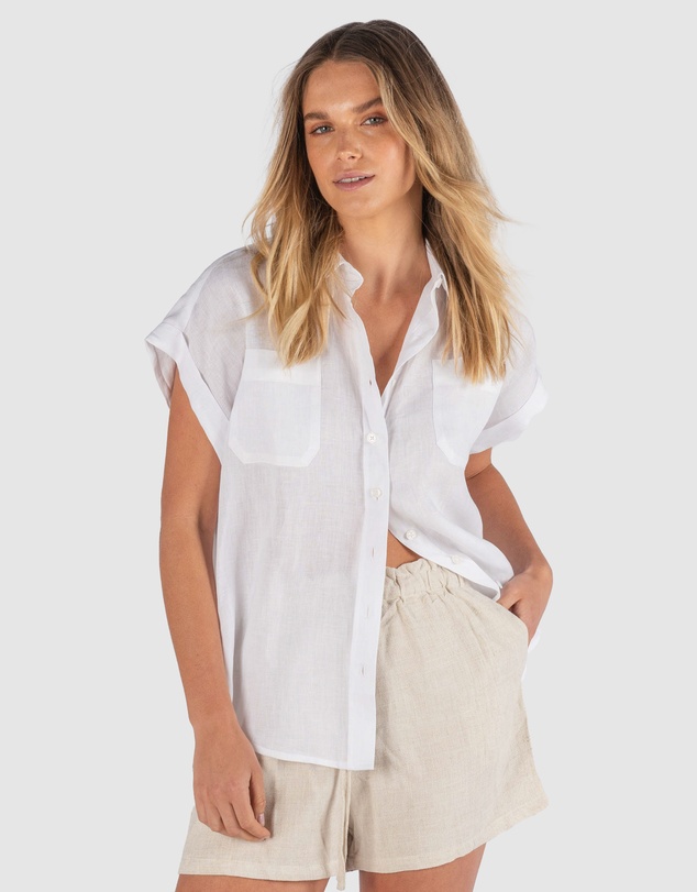 CAMIXA - CAPRI Short Sleeve Linen Shirt
