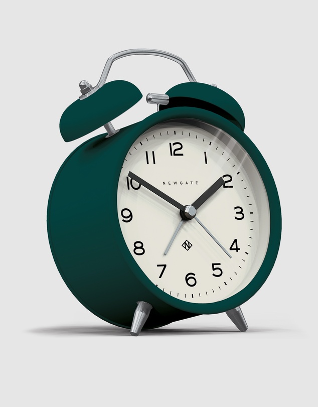 Newgate - Newgate Charlie Bell Echo Alarm Clock Green