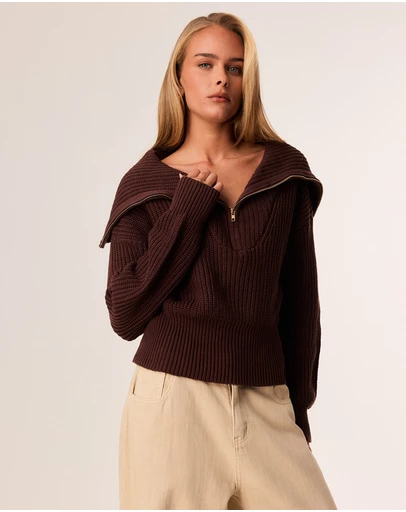 SNDYS - Hayley Zip Jumper