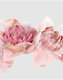 Max Alexander - Pink Flowers Fascinator