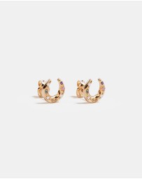 By Charlotte - Lucky Horseshoe Stud Earrings