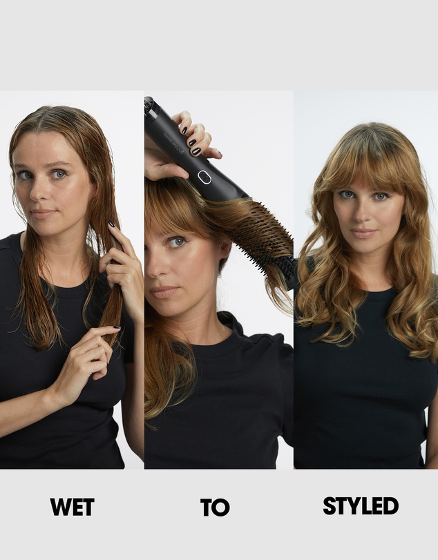 ghd - duet blowdry 2 in 1 Hair Dryer Brush in Black