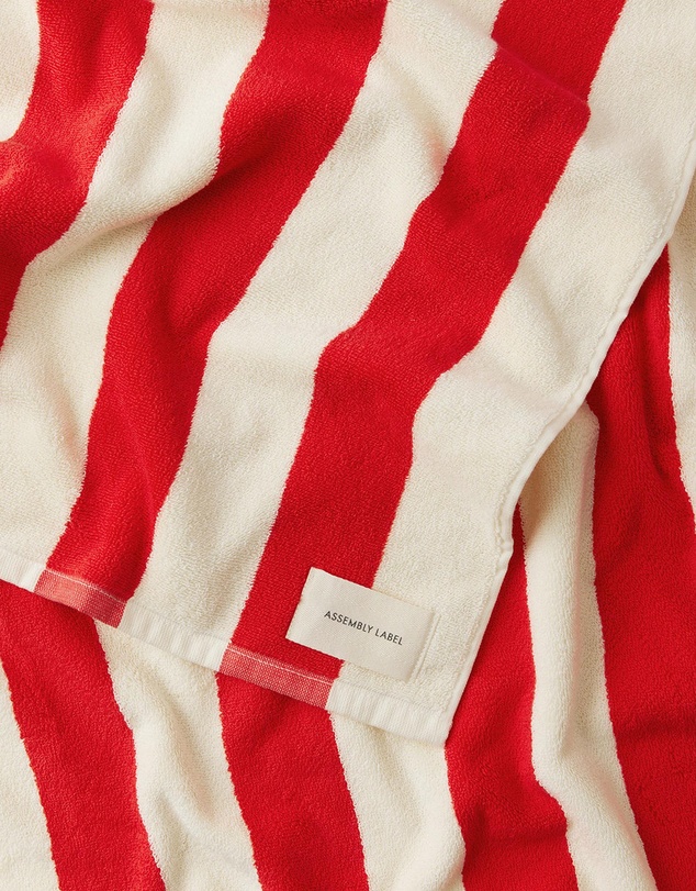 Assembly Label - Signature Stripe Beach Towel