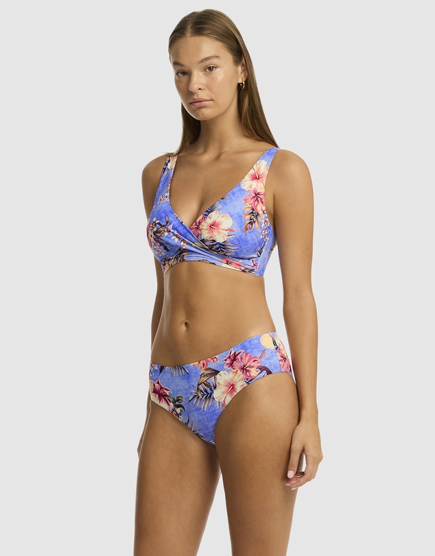 Sea Level Australia - Blue Hawaii Mid Bikini Pant