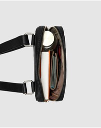 Republic of Florence - Gaius Black Leather Satchel Bag