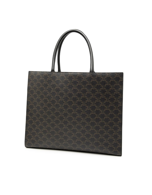 Pre-Loved by Azura Reborn - Pre-Loved Medium Triomphe Coated Canvas Cabas Horizontal Tote