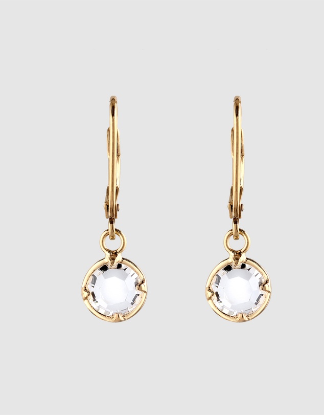 Elli Jewelry - Drop Earrings in Gold-Plated 925 Silver
