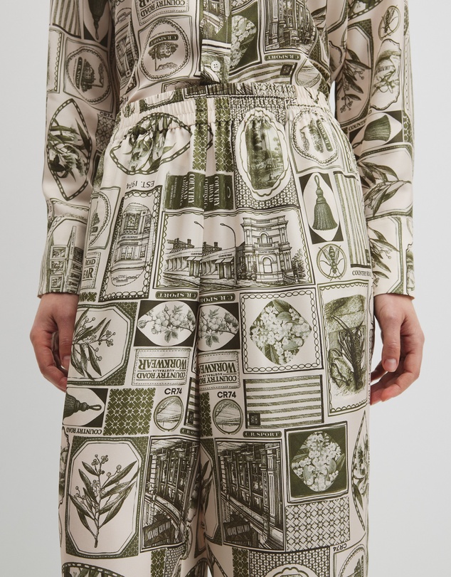 Country Road - Print Silk Pant