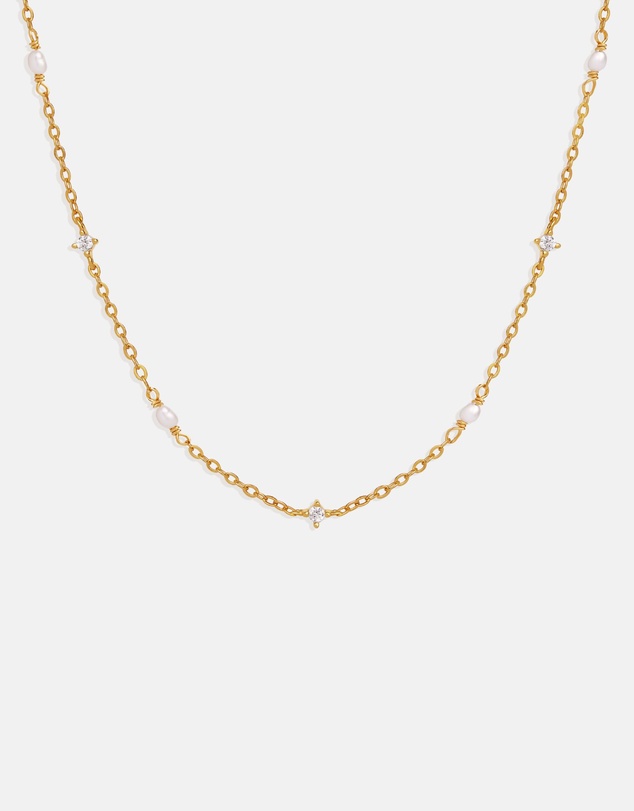 SAINT VALENTINE - Stars & Moons Necklace - Gold