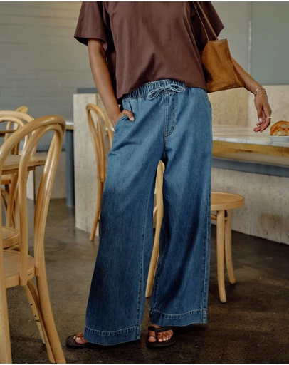 Ceres Life - Andie Wide Leg Drawstring Pant