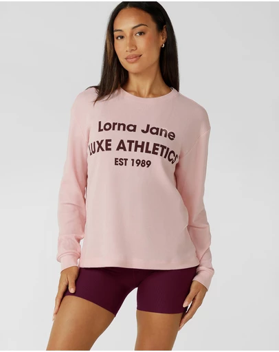 Lorna Jane - Off Duty Waffle Long Sleeve T-Shirt