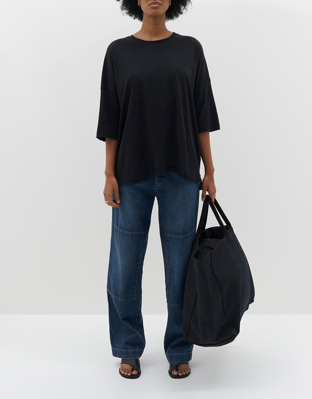 Bassike - slouch side step t.shirt