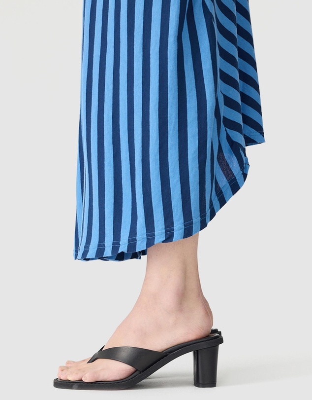 Bassike - Stripe One Shoulder Dress