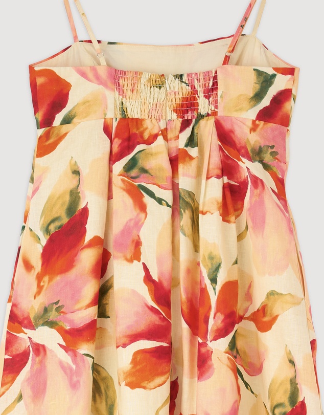 Revibe - Repaired AERE Aniya Linen Maxi Dress - AU 12