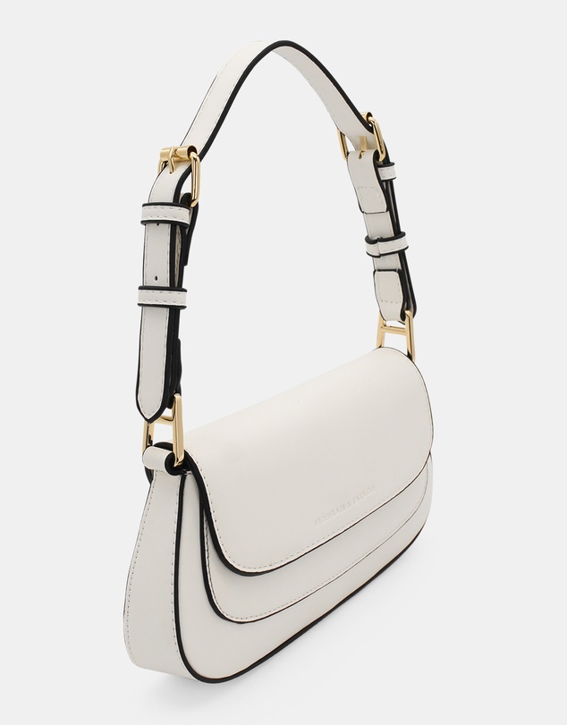 Morgan & Taylor - Hailey Shoulder Bag in White