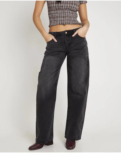 Subtitled - Maylee Low Rise Relaxed Denim Jeans