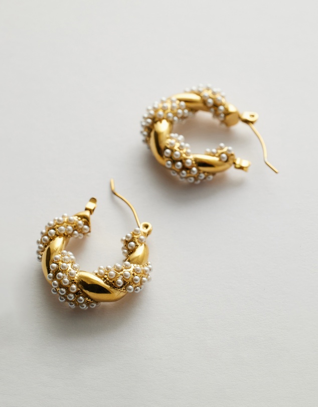 Moira Hughes - The White Label - Kora Pearl Hoops