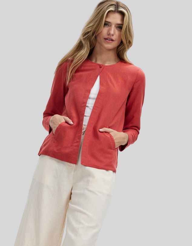 KAJA Clothing - Alexia Jacket - Rust Red